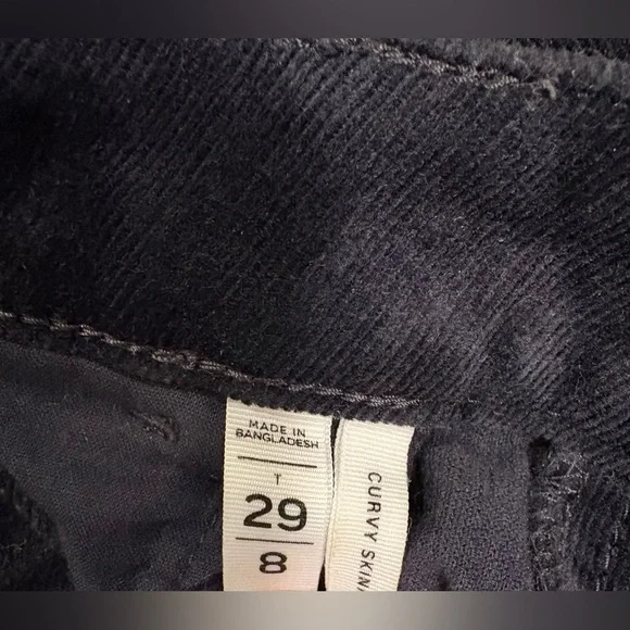 LOFT Navy Skinny Corduroy Pants - Picture 4 of 4